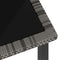 vidaXL - Tuintafel - 140x70x73 - cm - poly - rattan - grijs