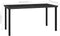 vidaXL - Tuintafel - 140x70x73 - cm - poly - rattan - zwart