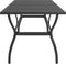 vidaXL - Tuintafel - 140x80x72 - cm - staal - antraciet