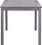 vidaXL Tuintafel 140x80x74 cm massief acaciahout greywash