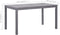 vidaXL Tuintafel 140x80x74 cm massief acaciahout greywash