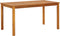 vidaXL - Tuintafel - 140x80x74 - cm - massief - acaciahout