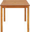 vidaXL - Tuintafel - 140x80x74 - cm - massief - acaciahout