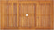 vidaXL - Tuintafel - 140x80x74 - cm - massief - acaciahout