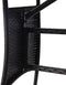 vidaXL - Tuintafel - 140x80x74 - cm - poly - rattan - zwart