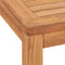 vidaXL - Tuintafel - 140x80x77 - cm - massief - teakhout