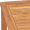 vidaXL - Tuintafel - 140x80x77 - cm - massief - teakhout
