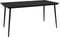 vidaXL - Tuintafel - 150x80x74 - cm - staal - en - glas - zwart