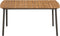 vidaXL - Tuintafel - 150x90x72 - cm - massief - acaciahout - en - staal