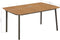 vidaXL - Tuintafel - 150x90x72 - cm - massief - acaciahout - en - staal