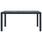vidaXL - Tuintafel - 150x90x72 - cm - rattan-look - kunststof - antraciet