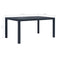 vidaXL - Tuintafel - 150x90x72 - cm - rattan-look - kunststof - antraciet