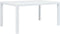 vidaXL - Tuintafel - 150x90x72 - cm - rattan-look - kunststof - wit