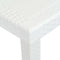 vidaXL - Tuintafel - 150x90x72 - cm - rattan-look - kunststof - wit