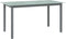 vidaXL - Tuintafel - 150x90x74 - cm - aluminium - en - glas - lichtgrijs
