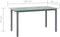 vidaXL - Tuintafel - 150x90x74 - cm - aluminium - en - glas - lichtgrijs