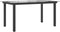 vidaXL - Tuintafel - 150x90x74 - cm - aluminium - en - glas - zwart