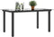 vidaXL - Tuintafel - 150x90x74 - cm - aluminium - en - glas - zwart