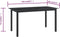 vidaXL - Tuintafel - 150x90x74 - cm - aluminium - en - glas - zwart