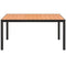 vidaXL - Tuintafel - 150x90x74 - cm - aluminium - en - HKC - bruin