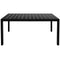 vidaXL - Tuintafel - 150x90x74 - cm - aluminium - en - HKC - zwart