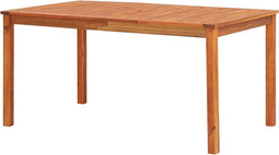 vidaXL - Tuintafel - 150x90x74 - cm - massief - acaciahout
