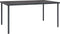 vidaXL - Tuintafel - 150x90x74 - cm - staal - antracietkleurig