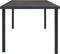 vidaXL - Tuintafel - 150x90x74 - cm - staal - antracietkleurig
