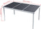 vidaXL - Tuintafel - 150x90x74 - cm - staal - zwart