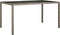 vidaXL - Tuintafel - 150x90x75 - cm - gehard - glas - en - poly - rattan - grijs
