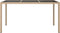 vidaXL - Tuintafel - 150x90x75 - cm - gehard - glas - en - poly - rattan - beige