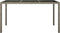vidaXL - Tuintafel - 150x90x75 - cm - gehard - glas - en - poly - rattan - grijs