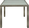 vidaXL - Tuintafel - 150x90x75 - cm - gehard - glas - en - poly - rattan - grijs