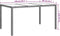 vidaXL - Tuintafel - 150x90x75 - cm - gehard - glas - en - poly - rattan - beige