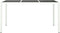 vidaXL - Tuintafel - 150x90x75 - cm - gehard - glas - en - poly - rattan - wit