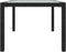 vidaXL - Tuintafel - 150x90x75 - cm - gehard - glas - en - poly - rattan - zwart