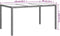 vidaXL - Tuintafel - 150x90x75 - cm - gehard - glas - en - poly - rattan - wit