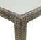 vidaXL - Tuintafel - 150x90x75 - cm - gehard - glas - en - poly - rattan - grijs