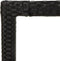 vidaXL - Tuintafel - 150x90x75 - cm - gehard - glas - en - poly - rattan - zwart