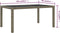 vidaXL - Tuintafel - 150x90x75 - cm - gehard - glas - en - poly - rattan - grijs