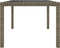 vidaXL - Tuintafel - 150x90x75 - cm - gehard - glas - en - poly - rattan - grijs