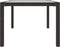 vidaXL - Tuintafel - 150x90x75 - cm - gehard - glas - en - poly - rattan - bruin