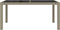 vidaXL - Tuintafel - 150x90x75 - cm - gehard - glas - en - poly - rattan - beige