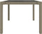 vidaXL - Tuintafel - 150x90x75 - cm - gehard - glas - en - poly - rattan - beige
