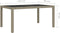 vidaXL - Tuintafel - 150x90x75 - cm - gehard - glas - en - poly - rattan - beige