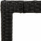 vidaXL - Tuintafel - 150x90x75 - cm - gehard - glas - en - poly - rattan - zwart