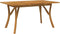 vidaXL - Tuintafel - 150x90x75 - cm - massief - acaciahout
