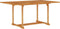 vidaXL - Tuintafel - 150x90x75 - cm - massief - teakhout