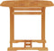 vidaXL - Tuintafel - 150x90x75 - cm - massief - teakhout