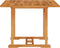 vidaXL - Tuintafel - 150x90x75 - cm - massief - teakhout